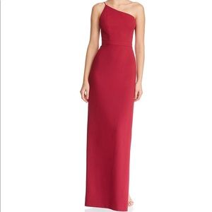 Aidan Mattox one shoulder gown